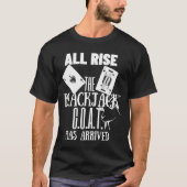 Blackjack G O A T All Rise Champ Spielkasino B T-Shirt (Vorderseite)