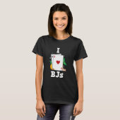 Blackjack I LIEBE BLACKJACK Spieler Casino Blackja T-Shirt (Vorne ganz)