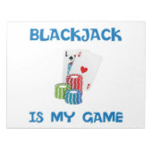 BLACKJACK IST MEIN SPIEL NOTIZBLOCK (Vorderseite)