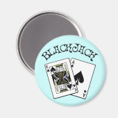 BLACKJACK MAGNET (Vorderseite/Rückseite)