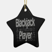 Blackjack Player Extraordinator Keramik Ornament (Links)