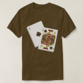 Blackjack Playing T-Shirt (Design vorne)