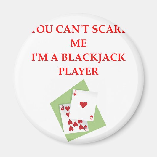 BLACKJACK.png Magnet (Vorne)