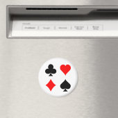 Blackjack/Poker Card Anzug: Vector Art: Magnet (In Situ (Geschirrspüler))
