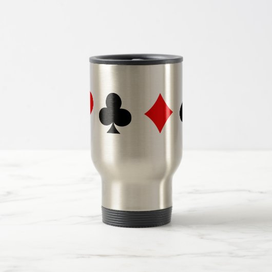 Blackjack-/Poker-Karten-Anzüge: Vektorkunst: Tasse (Mittel)