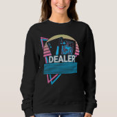 Blackjack Retro Dealer Sweatshirt (Vorderseite)