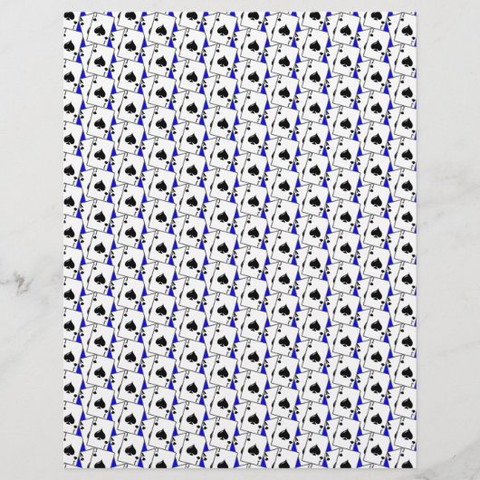 Blackjack Spades Blue (Vorderseite)