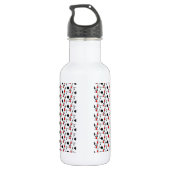 Blackjack Spades Red Trinkflasche (Rückseite)