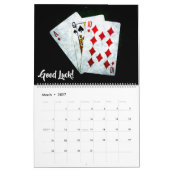 Blackjack - Viel Glück!, anpassbar Kalender (Mär 2027)