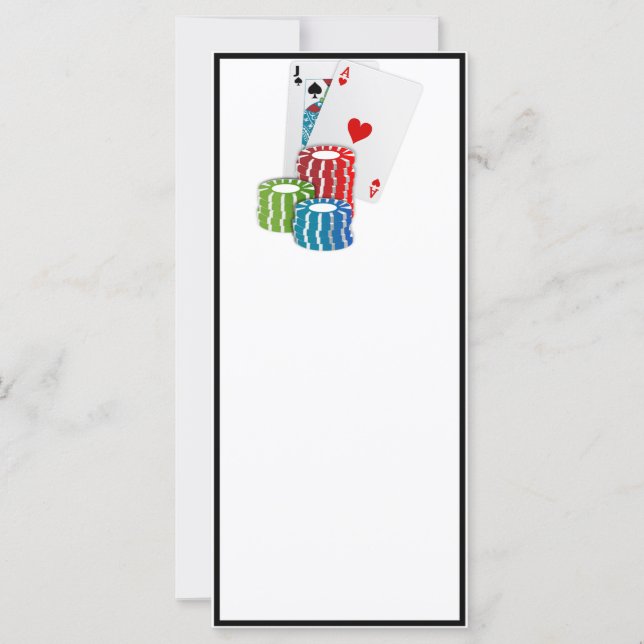 Blackjack with Poker Chips (Vorderseite)