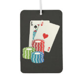 Blackjack with Poker Chips Autolufterfrischer (Vorderseite)