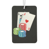 Blackjack with Poker Chips Autolufterfrischer (Rückseite)