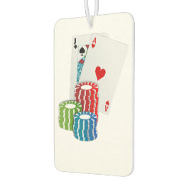 Blackjack with Poker Chips Autolufterfrischer