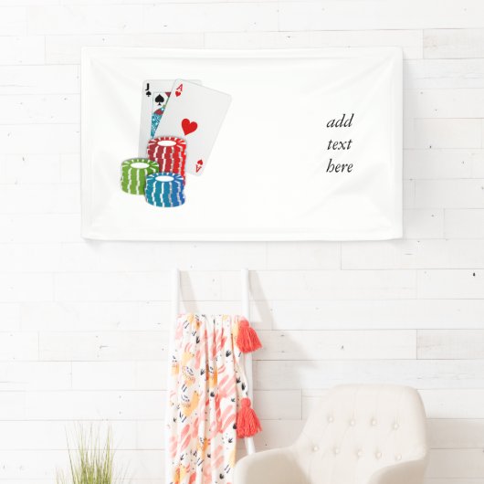 Blackjack with Poker Chips Banner (Insitu)