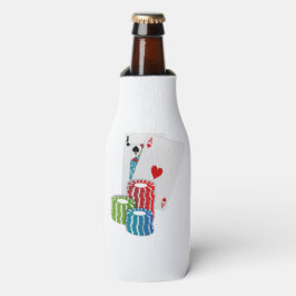 Blackjack with Poker Chips Flaschenkühler