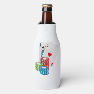 Blackjack with Poker Chips Flaschenkühler