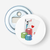 Blackjack with Poker Chips Flaschenöffner (Vorderseite)