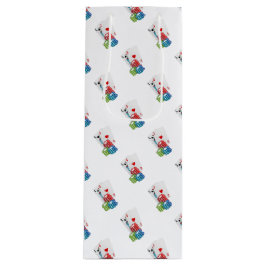 Blackjack with Poker Chips Geschenktüte Für Weinflaschen