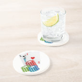 Blackjack with Poker Chips Getränkeuntersetzer (Seite)