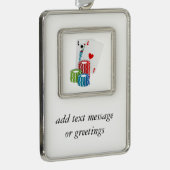 Blackjack with Poker Chips Rahmen-Ornament Silber (Rechts)