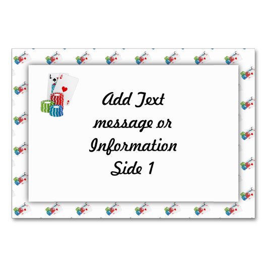 Blackjack with Poker Chips Tischnummer (Vorderseite)