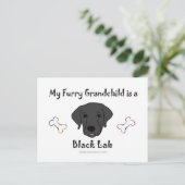 BLackLab Postkarte (Stehend Vorderseite)