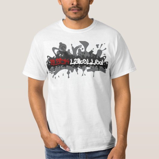 BlackLabelled unzensiertes T-Shirt (Vorderseite)