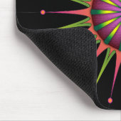 Blacklight Blume Mousepad (Ecke)