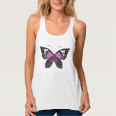 Blacklight Butterfly Tank Top (Vorderseite)