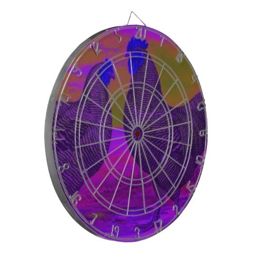 BlackLight Dartscheibe (Vorderseite Links)