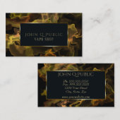 Blacklight Gold Vape für Vape Shops Visitenkarte (Vorne/Hinten)