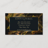 Blacklight Gold Vape für Vape Shops Visitenkarte (Rückseite)