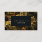 Blacklight Gold Vape für Vape Shops Visitenkarte (Vorderseite)