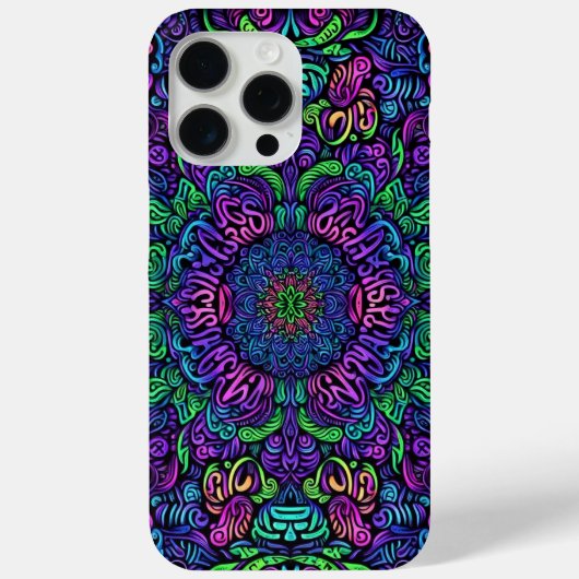 Blacklight Graffiti-Design Case-Mate iPhone Hülle (Rückseite)