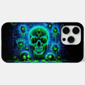 Blacklight Graffiti-Design Case-Mate iPhone Hülle (Rückseite (Horizontal))