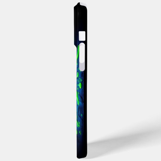 Blacklight Graffiti-Design Case-Mate iPhone Hülle (Rückseite / Links)
