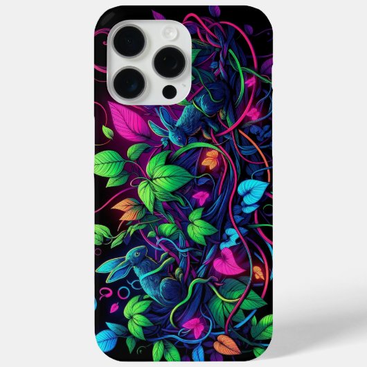 Blacklight Graffiti-Design Case-Mate iPhone Hülle (Rückseite)