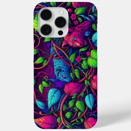 Blacklight Graffiti-Design Case-Mate iPhone Hülle (Rückseite)