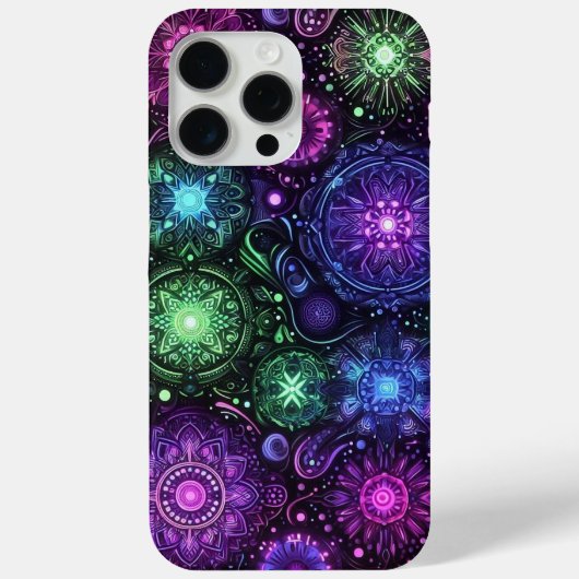 Blacklight Graffiti-Design Case-Mate iPhone Hülle (Rückseite)