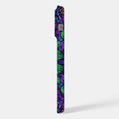 Blacklight Graffiti-Design iPhone Hülle (Linke Seite)