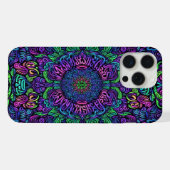 Blacklight Graffiti-Design iPhone Hülle (Rückseite (Horizontal))