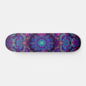 Blacklight Graffiti-Muster Skateboard (Horizontal)