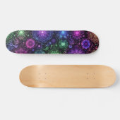 Blacklight Graffiti Musterskateboard Skateboard (Horizontal)