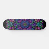 Blacklight Graffiti Musterskateboard Skateboard (Horizontal)