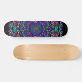 Blacklight Graffiti Musterskateboard Skateboard (Horizontal)