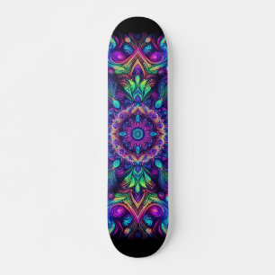 Blacklight Graffiti Musterskateboard Skateboard