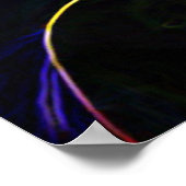 Blacklight Horses Poster Printwerbung - Pferdepost (Ecke)