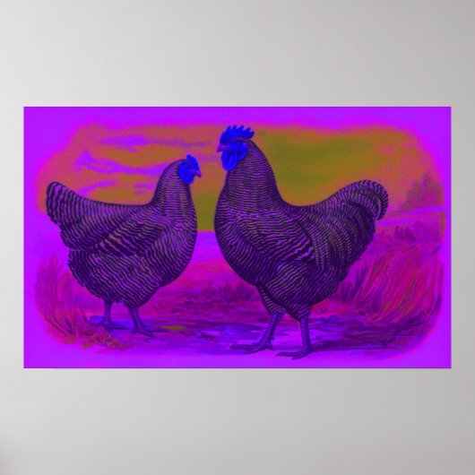 BlackLight-Leinwand Poster (Vorne)