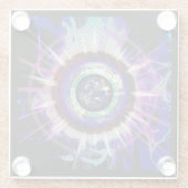 Blacklight Looking Glass Untersetzer (Rückseite)