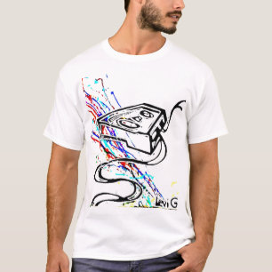 Blacklight/Neonspritzen-Kassette abgewickelt (Levi T-Shirt